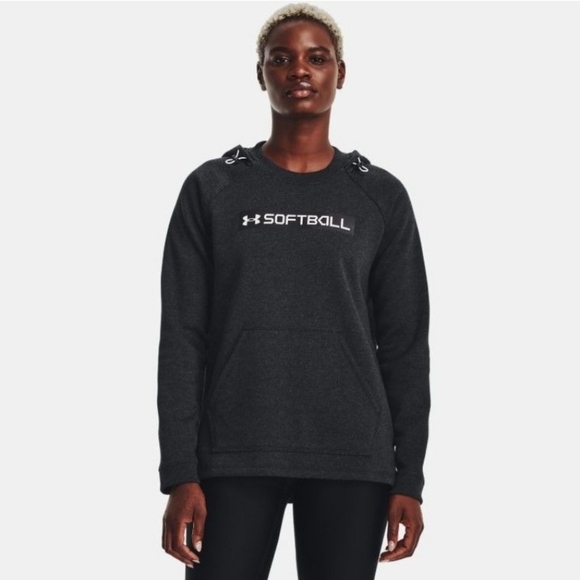 Under Armour Women's Softball Hoodie Medium Black - Picture 3 of 5